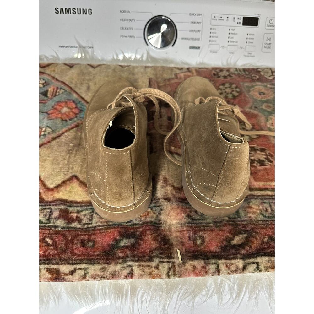 L.L Bean Stonington Tan Brown Suede Boots 7 Chukka EUC - Picture 6 of 7